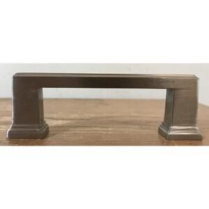 Allen + Roth Gladden Satin Nickel Chunky Mission Style Drawer Pull Handle #40933